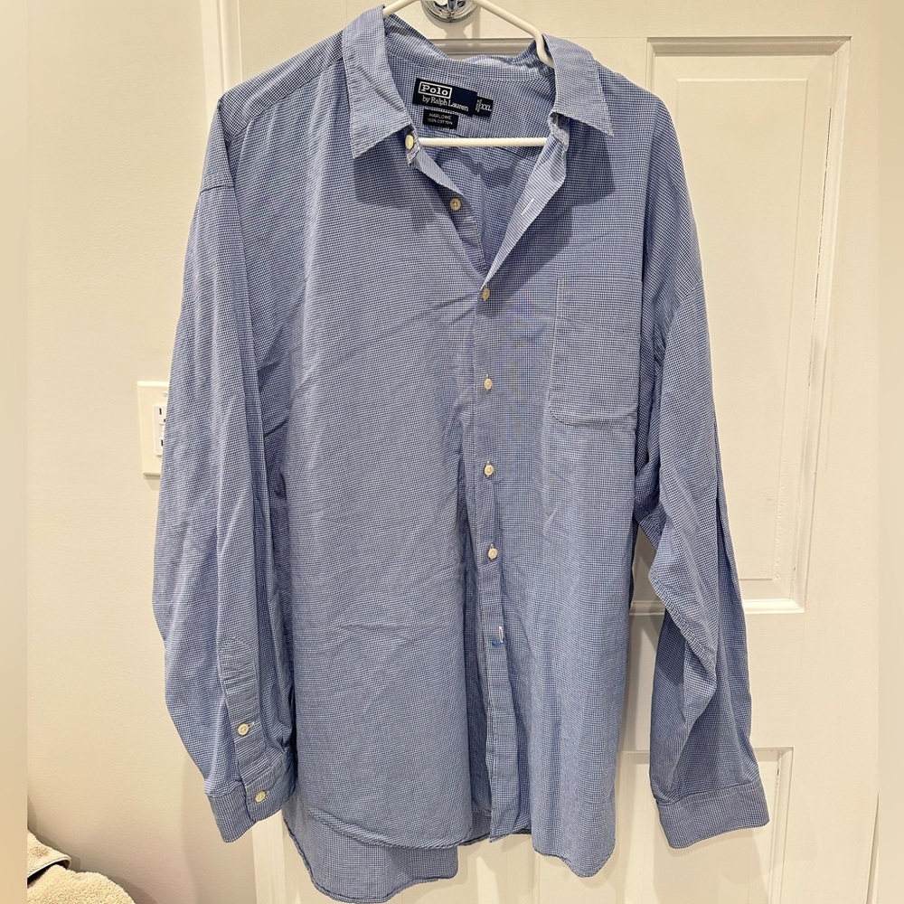 Ralph Lauren Light Blue Casual Button Down Shirt